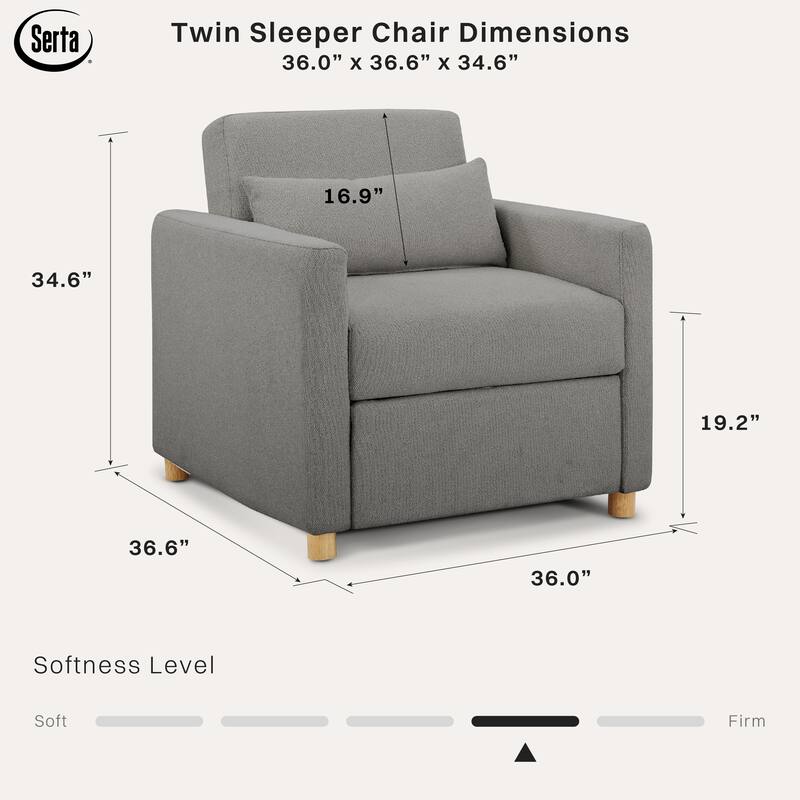 Serta Christine Convertible Chair