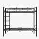 preview thumbnail 12 of 16, Twin over Twin Size Metal Bunk Bed With Two Drawers Under The Bed,2 Twin Size Beds,Black