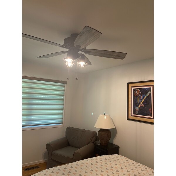 52-inch Coastal Indoor LED Ceiling Fan 