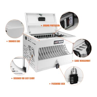 16 Bay Charging Cabinet for Laptop