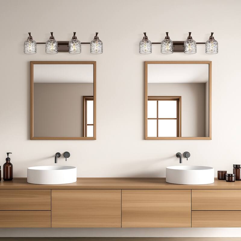 Modern 3/4-Light Bathroom Vanity Light
