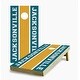 preview thumbnail 1 of 5, Jacksonville Jaguars Striped Cornhole Game (Choose Wraps or Boards) 2x4 Boards (24" x 48") - Include ALL Accessories