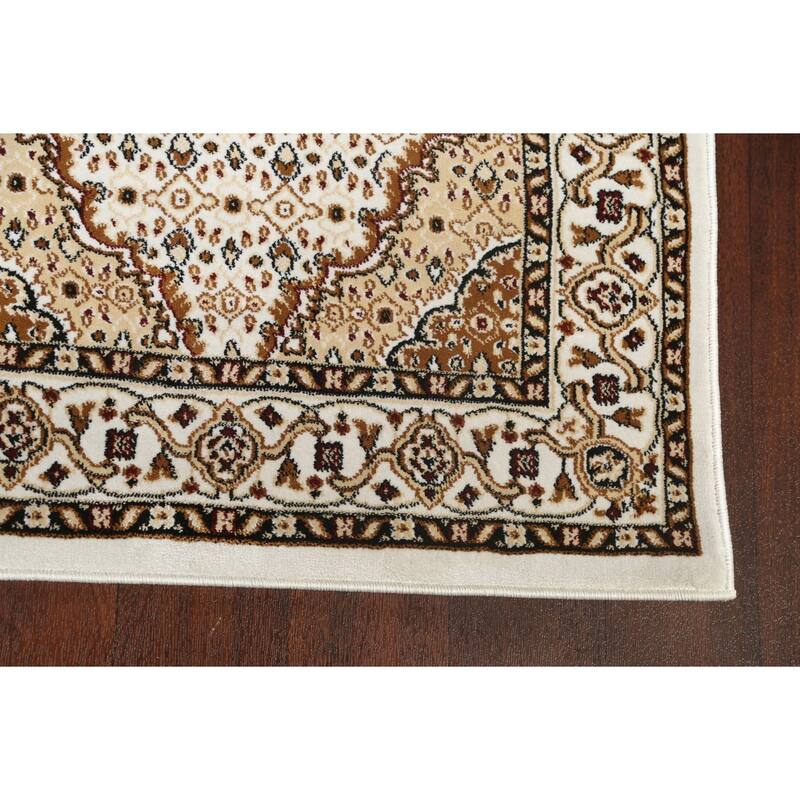 Geometric Tabriz Mahi Turkish Traditional Area Rug Oriental Carpet
