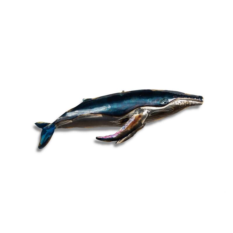 Whale Metal wall art