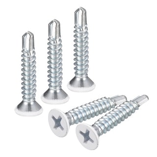 Screw Empty White Screws Self Drilling Screws, Flat Head Phillips Sheet Metal Screw ...