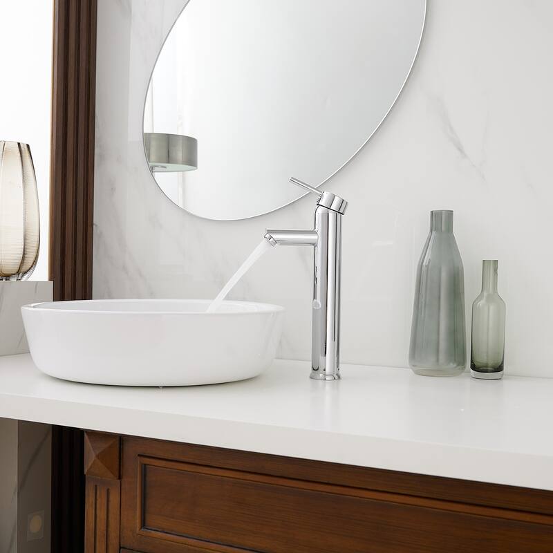 WIZ Single Hole Single Handle Bathroom Vessel Sink Faucet