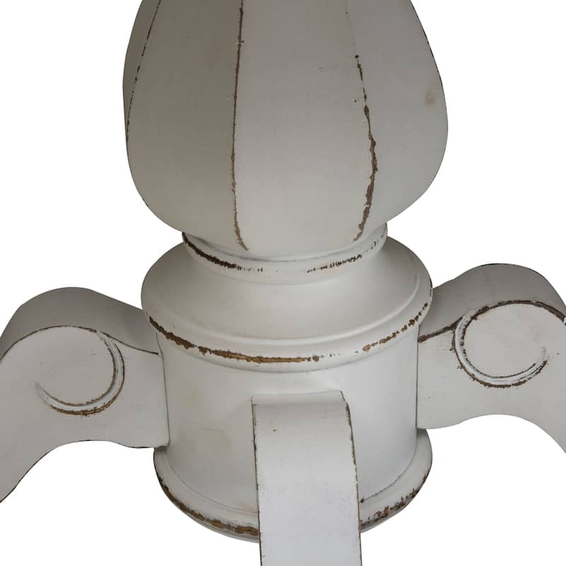 Magnolia Manor Round Pedestal Dining Table with Expandable Leaves - 2 Finishes
