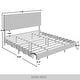 preview thumbnail 20 of 18, CraftPorch Modern Velvet Tufted Upholstered Gold Accent Platform Bed