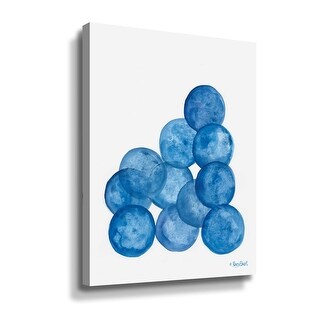 Aegean Blue Abstract IV Gallery Wrapped Canvas - Bed Bath & Beyond ...
