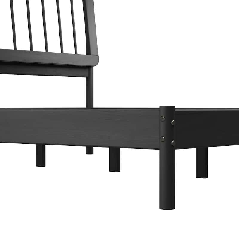 Middlebrook Designs Boho Solid Wood King Spindle Bed