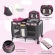preview thumbnail 16 of 18, Babyjoy 4-in-1 Convertible Portable Baby Playard Newborn Napper with - See Details