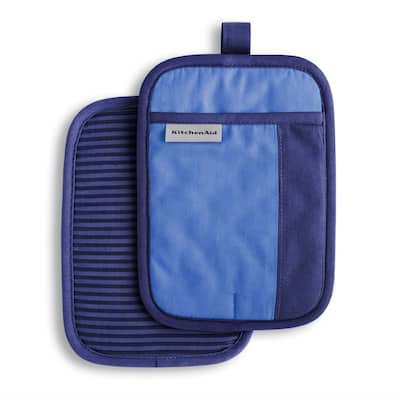 KitchenAid Beacon Two-Tone Pot Holder 2-Pack Set - 7"x10"