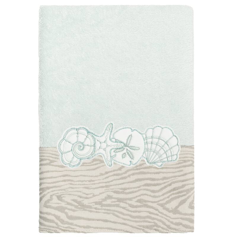 Authentic Hotel and Spa Turkish Cotton Shell Row 2PC Hand Towel Set