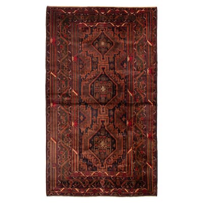 Teimani Brown Rug 4'3" x 7'3" - 4'3 x 7'3