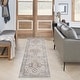 preview thumbnail 43 of 88, Nourison Astra Machine Washable Distressed Area Rug 2' 2" x 10' - Gray/Multi