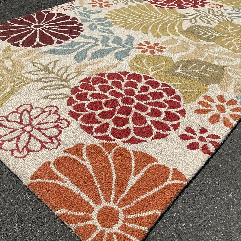 HERAT ORIENTAL Handmade Contemporary Floral Design Tufted Wool Rug Collection