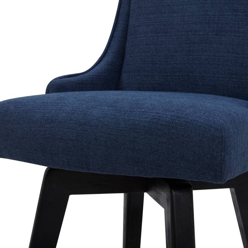 Spruce & Spring Jayden Upholstered Counter Height Swivel Barstool Set