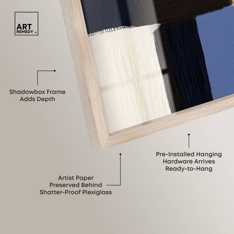 Blue Quietude II Shadowbox by Art Remedy