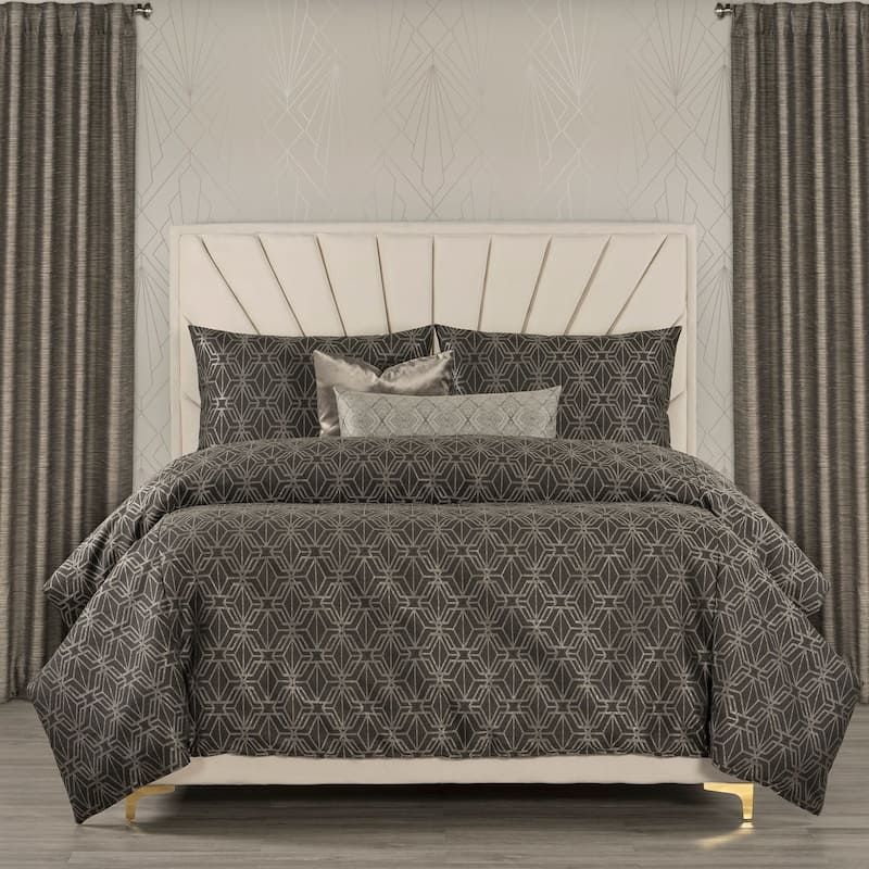 The Great Gatsby Jay Gatsby Art Deco Duvet & Insert Set - Queen - 6 Piece
