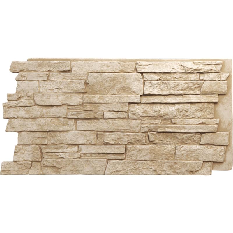 Acadia Ledge Stacked Stone, EverStone Faux Stone Siding Panel