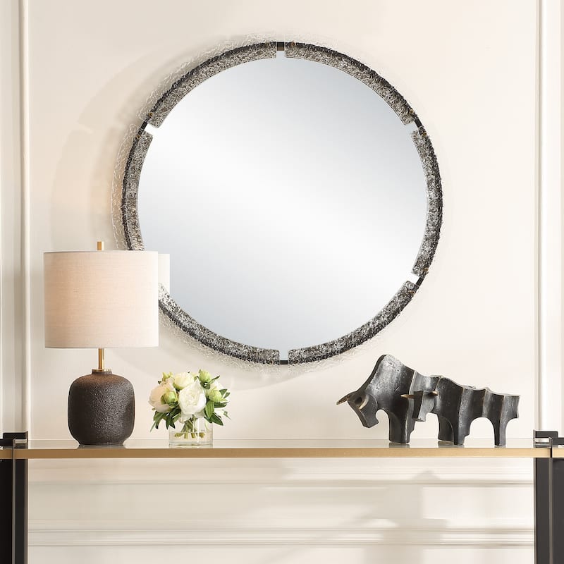 Uttermost 08228 Crystalline 37-3/4" Diameter Circular Flat Accent