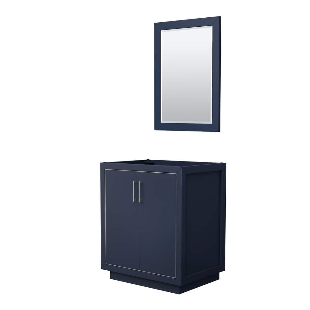 Icon Single Bathroom Vanity Cabinet, 24-Inch Mirror