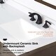 preview thumbnail 4 of 15, OVE Decors Bailey 60 in. Double sink Bathroom Vanity in Almond Latte with Power Bar