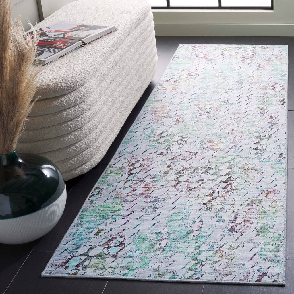 SAFAVIEH Tacoma Sahira Machine Washable Slip Resistant Modern Rug