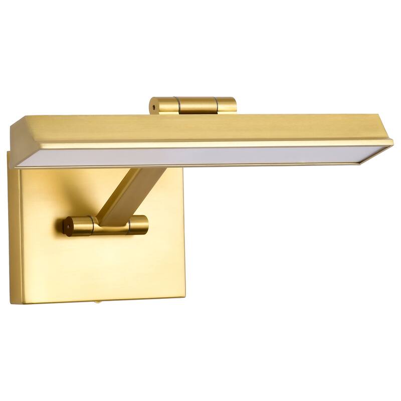 Hazel 1 Foot LED Picture Light 3 CCT Selectable Vintage Brass Finish Acrylic Lens - Vintage Brass