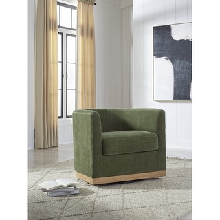 Signature Design by Ashley Jersonlow Forest Green Swivel Chair - 34" W x 31.25" D x 28.88" H