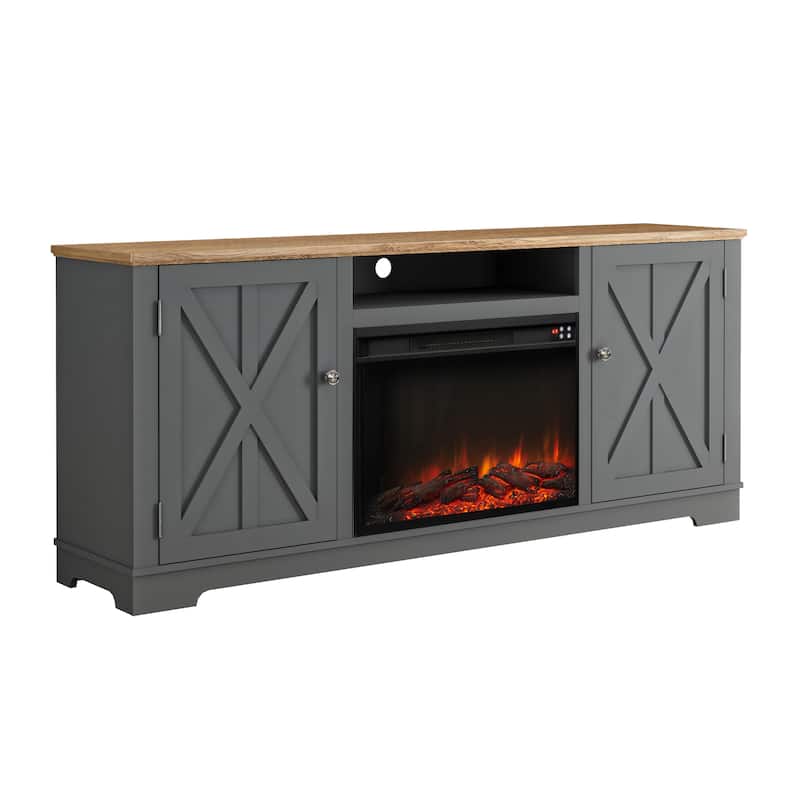 70" Farmhouse TV Stand Console for TVs up to 75 inch - 70" in Width