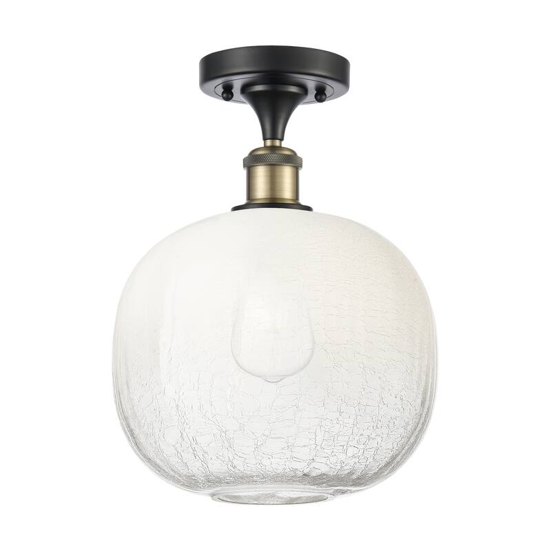 Innovations Lighting Endless Possibilities Ballston - Brookhaven Sphere - 1 Light 11" Semi-Flush Mount