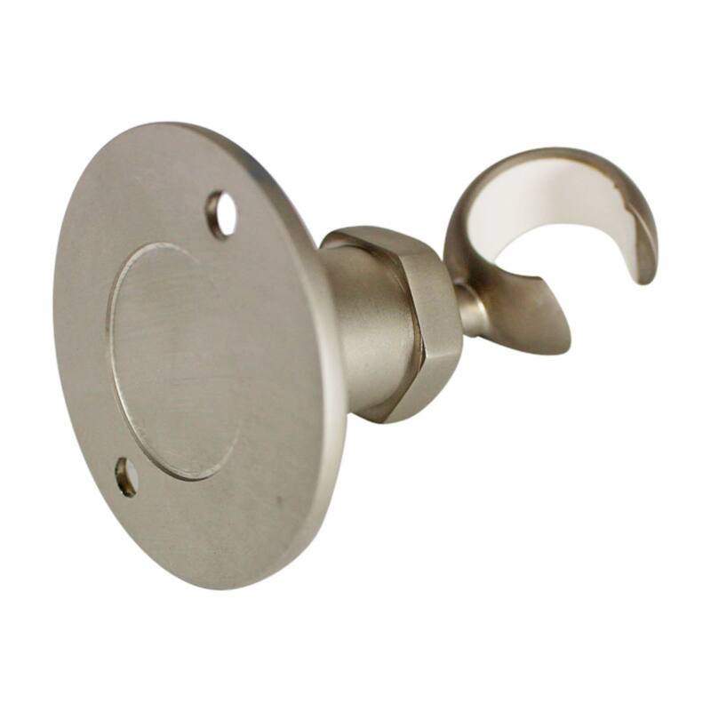 Brass Twist-In Bracket Satin Nickel Shower Part Replacement Renovators Supply