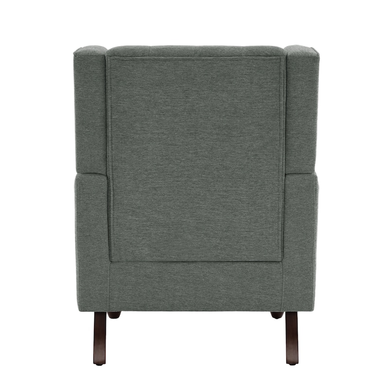 Button-Tufted Accent Club Chair Wingback Armchair Set of 2