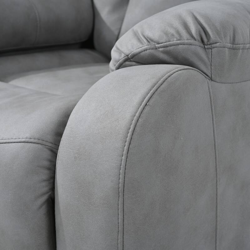 Fabric Power Lift Recliner with Remote, Overstuffed Cushions, Side Storage Pocket, and Durable Heavy-Duty Frame for Seniors