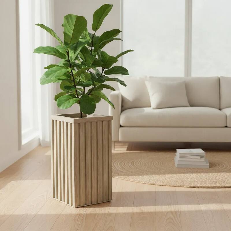 Square Grove Column Planter