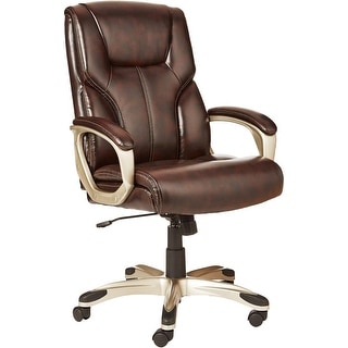 High Back Executive Office Chair, Brown