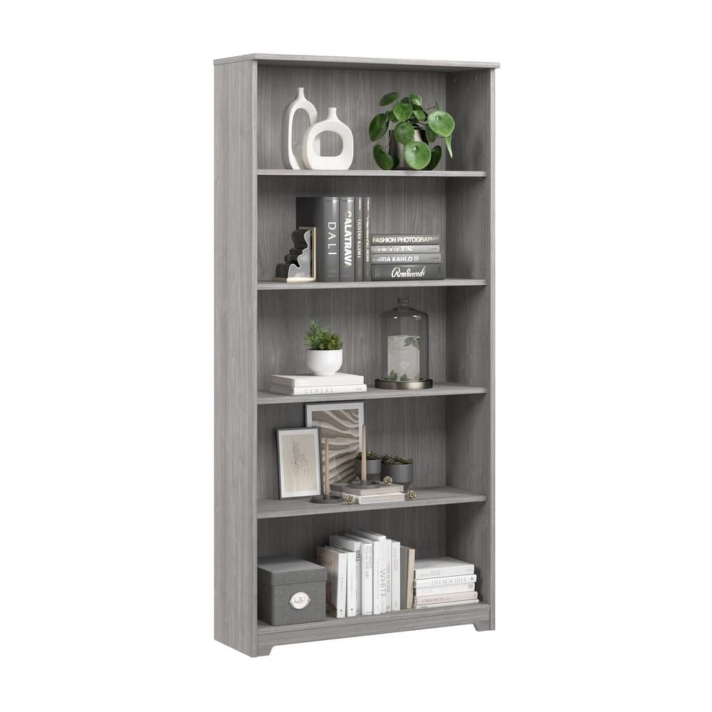 Bush Home Cabot Tall 5 Shelf Bookcase with Adjustable Shelves