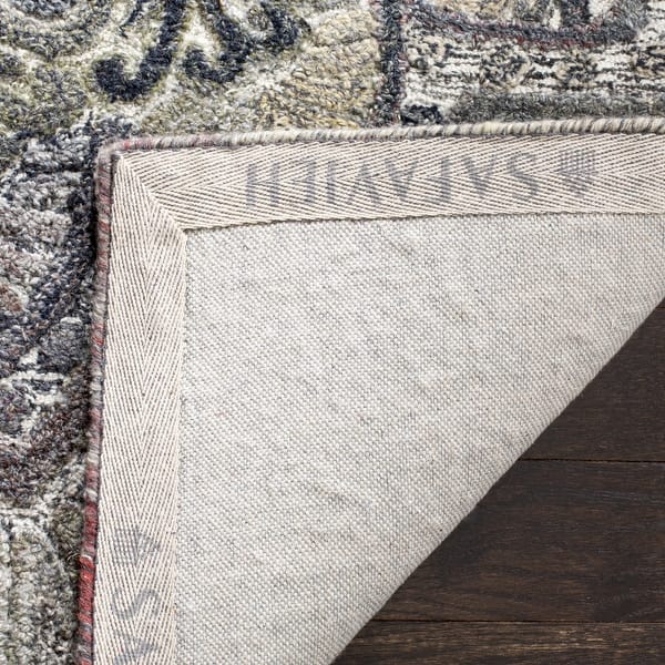 SAFAVIEH Handmade Marquee Genta Modern Medallion Wool Rug