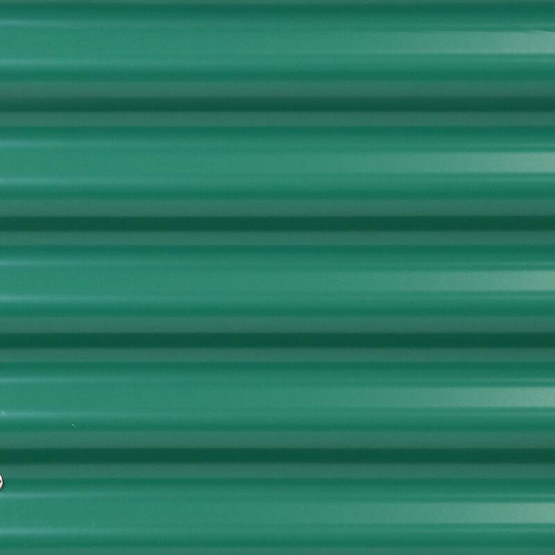 Sunnydaze Stackable Galvalume Steel Raised Garden Bed - 79" Oval