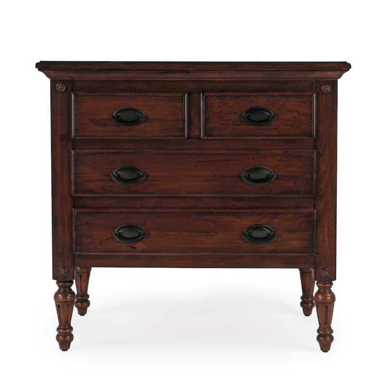 Easterbrook 31.5 in. W Rectangular Wood 4-Drawer Accent Chest