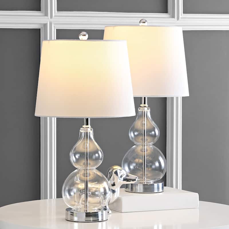 SAFAVIEH Lighting 22" Brisor Table Lamp (Set of 2) - 12" W x 12" L x 22" H