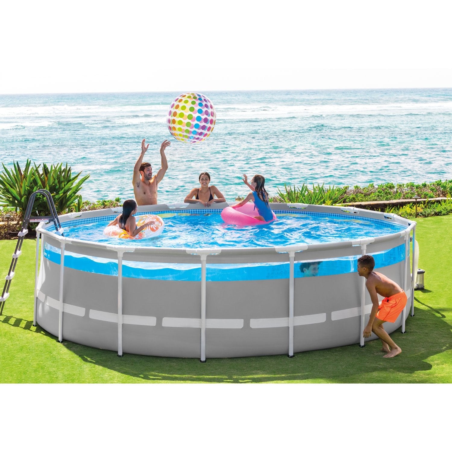 Intex 26729EH 16ft x 48in Clearview Prism Above Ground Swimming