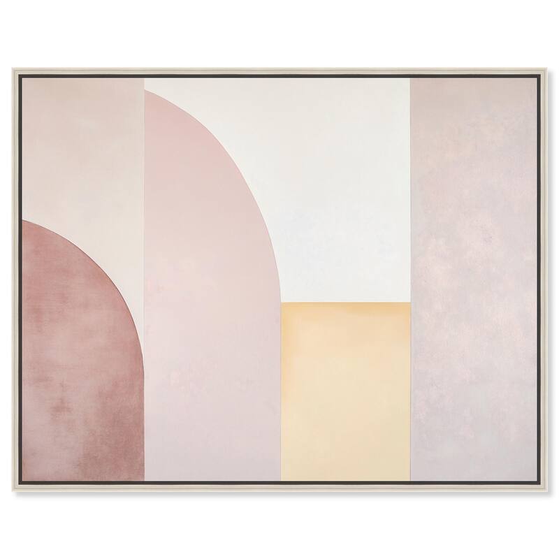 Gentle Color Strength II Canvas by Art Remedy - Silver - 24" x 20"