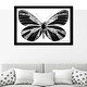 preview thumbnail 3 of 3, "Silver Butterfly" by Jodi Print on Acrylic