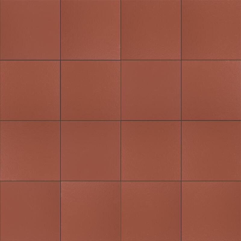 Merola Tile Quarry Red 5-7/8" x 5-7/8" Ceramic Floor and Wall Tile