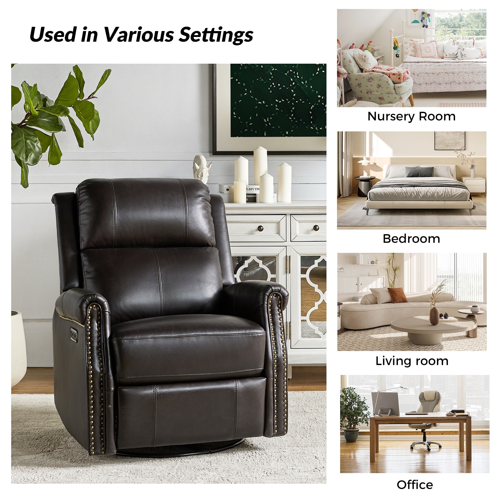 Traditional style hotsell recliner chairs