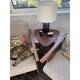 Carson Carrington Vintrosa Brown Triangle Wood Side Table 1 of 1 uploaded by a customer