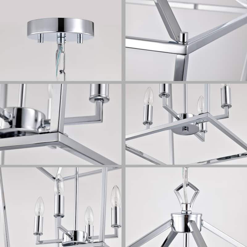 Buelex Lamp Post Lantern Style Iron Chandelier