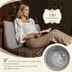 preview thumbnail 11 of 12, WOWMAX Bed Rest Wedge Reading Pillow Headboard Back Support Cushion